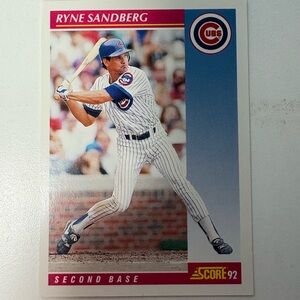 Chicago Cubs Ryne Sandberg Baseball Card